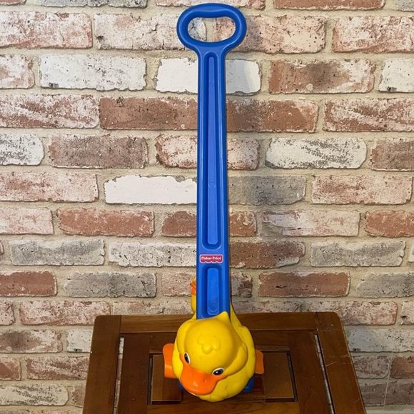 FisherPrice Toys Fisher Price Walk Waddle Plastic Duck Push Toy